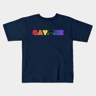 Gaymer Pride (Playstation) Kids T-Shirt